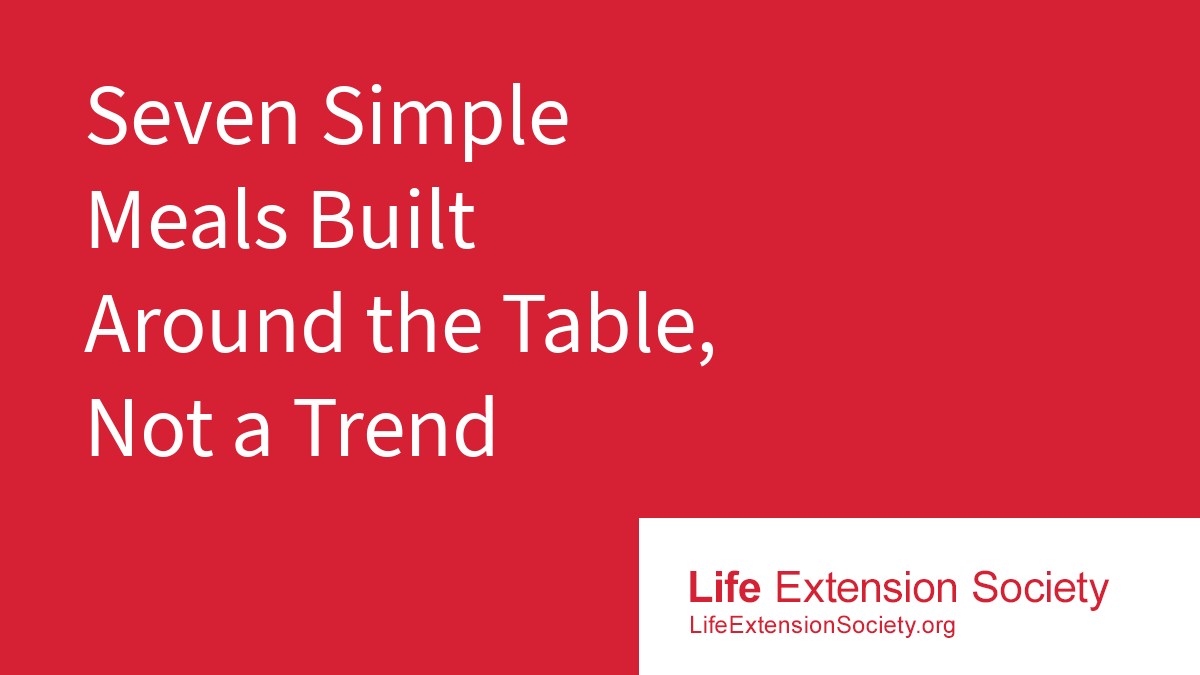 Seven Simple Meals Built Around the Table, Not a Trend