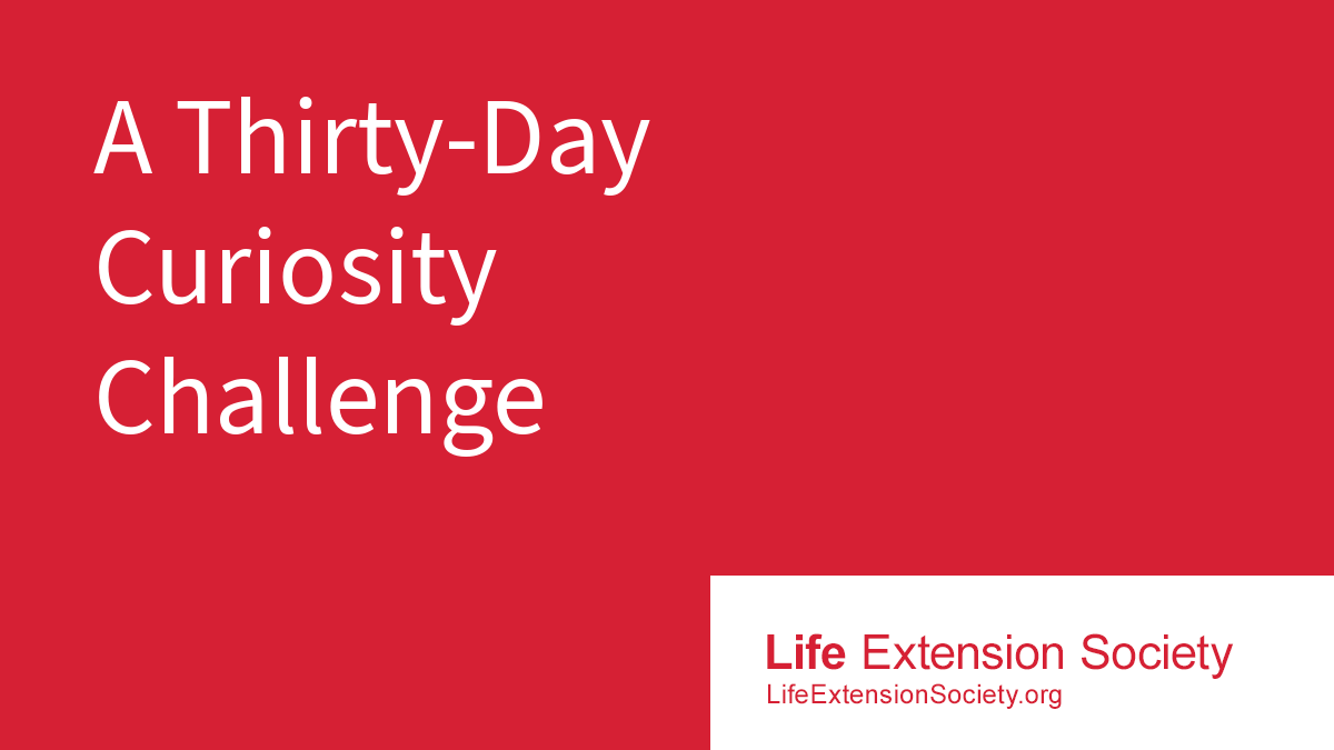 A Thirty-Day Curiosity Challenge