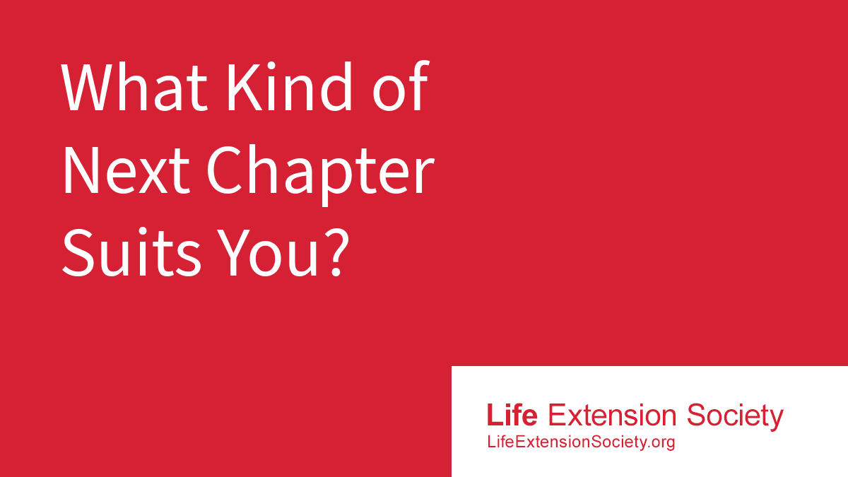 What Kind of Next Chapter Suits You?