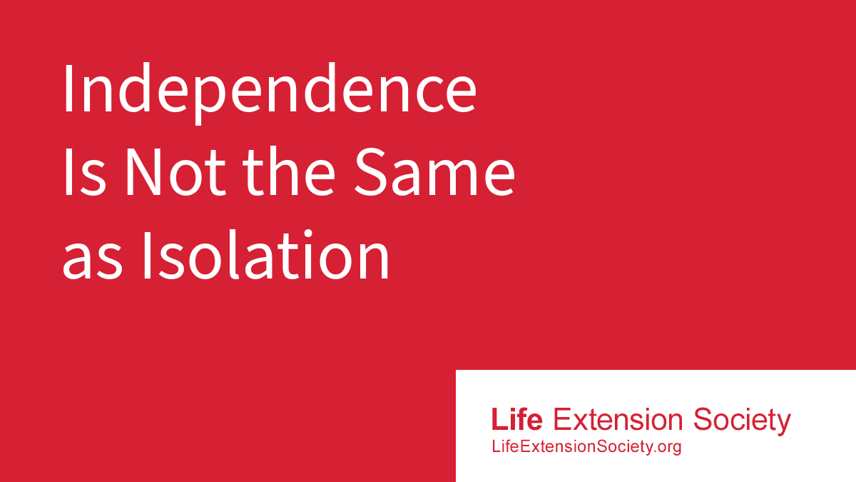 Independence Is Not the Same as Isolation