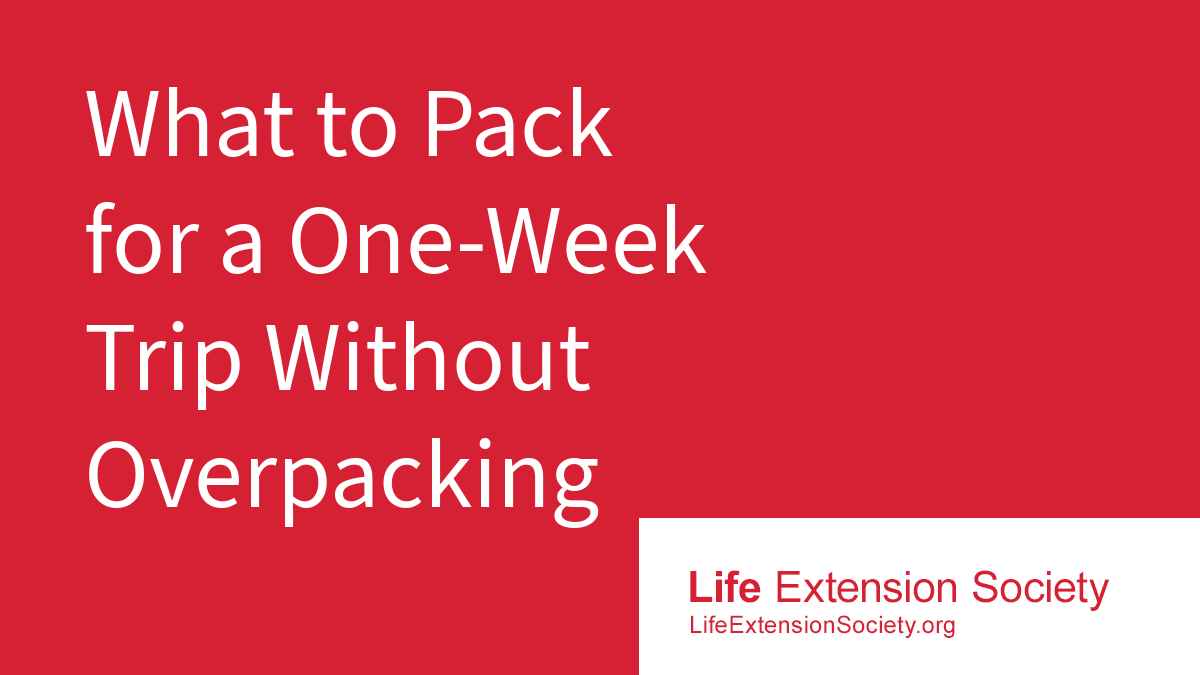 What to Pack for a One-Week Trip Without Overpacking