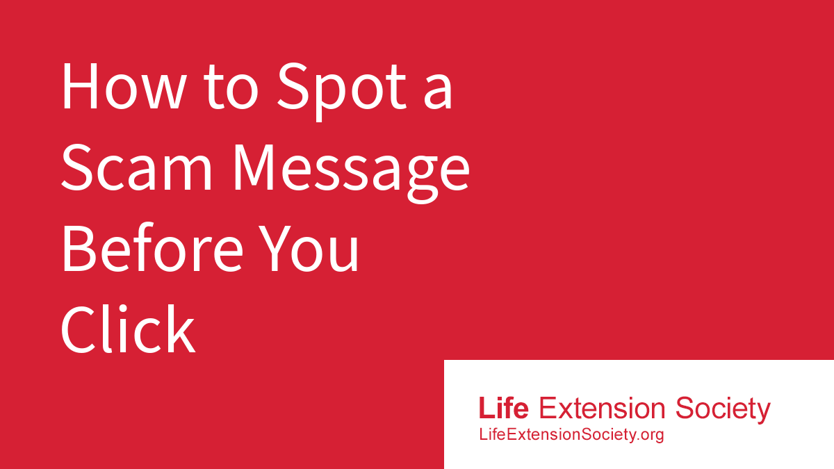 How to Spot a Scam Message Before You Click