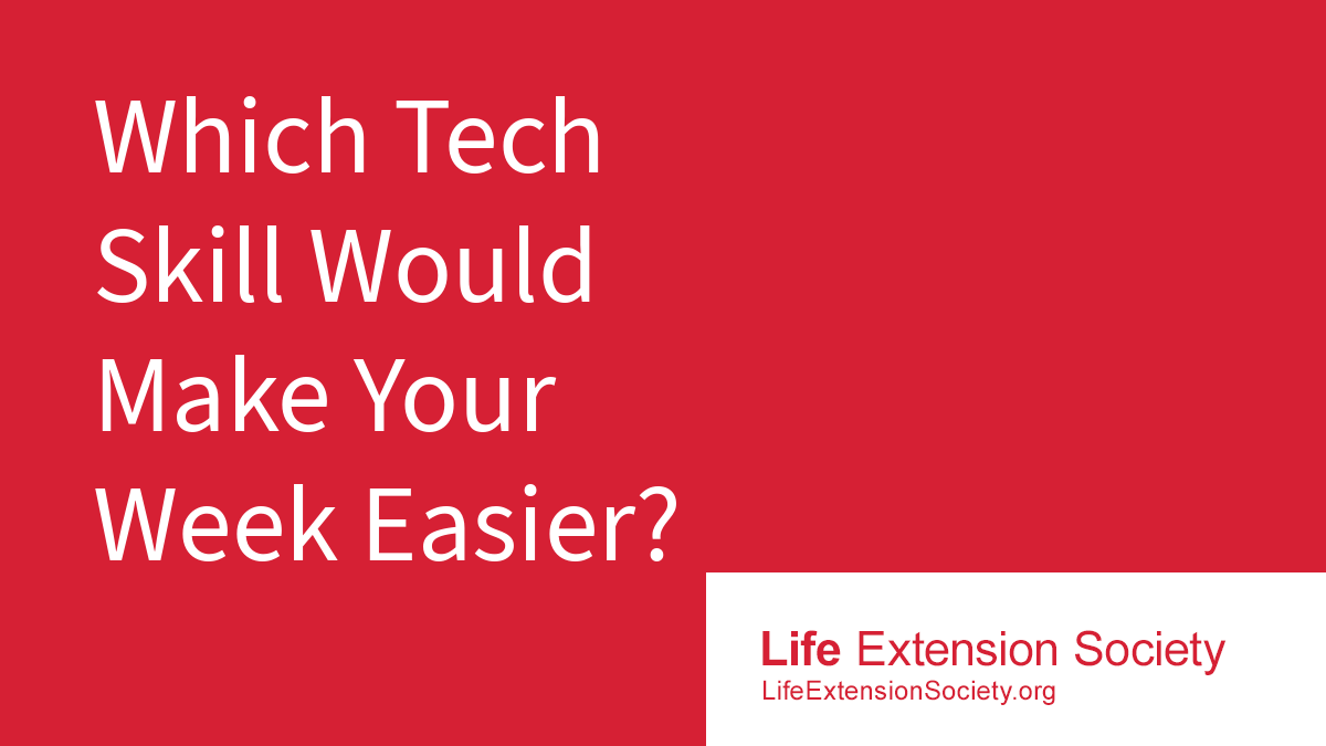 Which Tech Skill Would Make Your Week Easier?