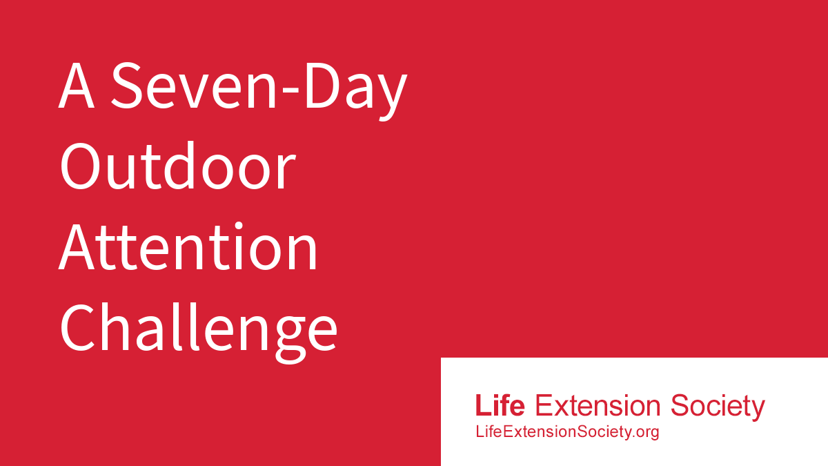 A Seven-Day Outdoor Attention Challenge